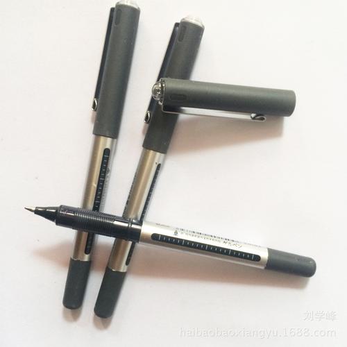 批发学生办公商务中性笔子弹头中性笔0.5mm黑色笔芯中性笔